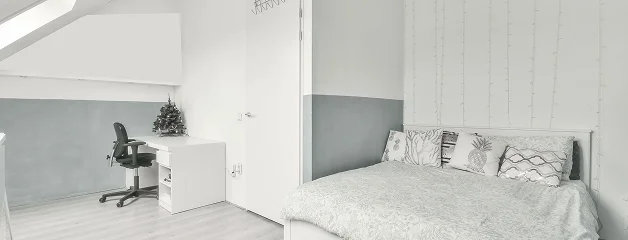 Habitación de una propiedad tipo Airbnb.